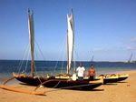 Click to enlarge double canoe
